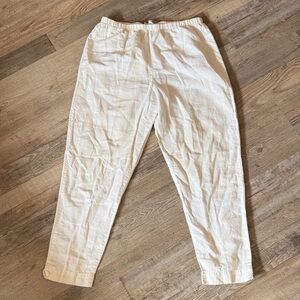 Hot Cotton Women’s White Linen Pants size S